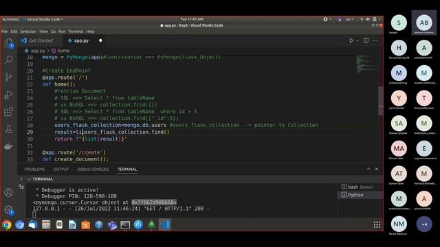Flask Lec 2.2 - Mongo DB смотреть онлайн