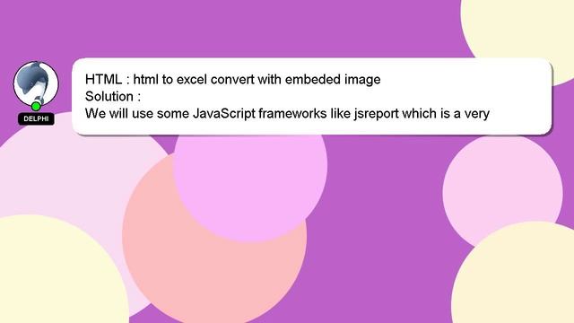 HTML : html to excel convert with embeded image смотреть онлайн