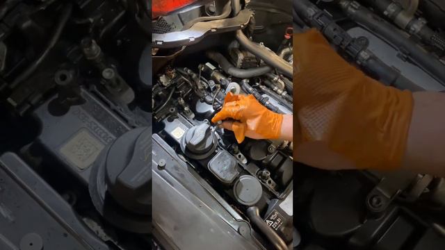 Fuel Injector Seal Replacement #mercedesbenz