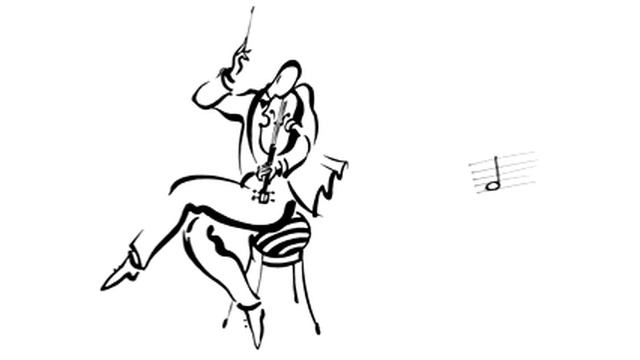 Беседа Сени Сон с Мишей Ленном на выставке Миши Ленна «7 нот». смотреть онлайн