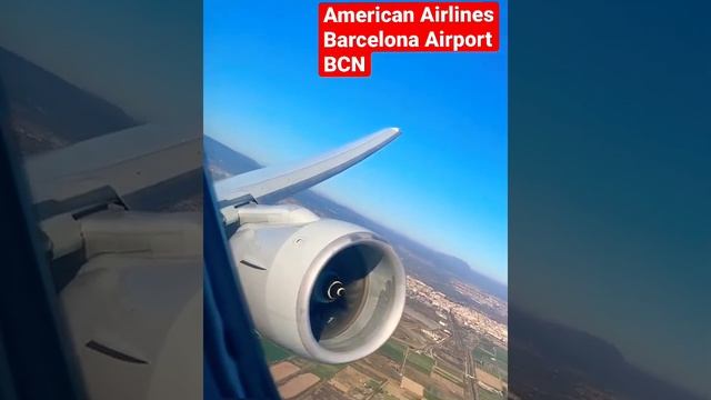 Barcelona Airport BCN TakeOff American Airlines AA aeropuerto de #barcelona смотреть онлайн