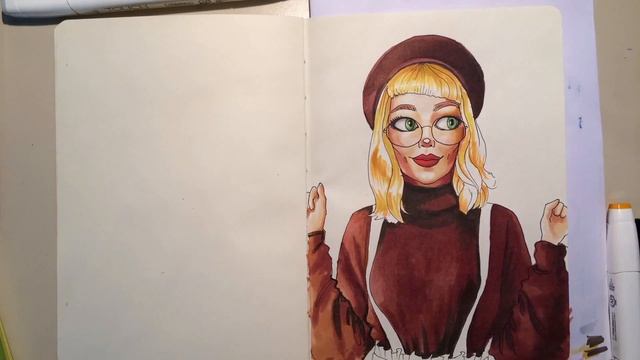 КАК НАРИСОВАТЬ ДЕВУШКУ?// БЫСТРЫЙ ПОРТРЕТ смотреть онлайн