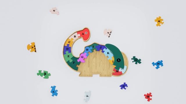 Dinosaur Puzzle for Toddlers | ABC Learning for Toddlers | Wooden Puzzle ?Playtime Paradise TV ? ? смотреть онлайн