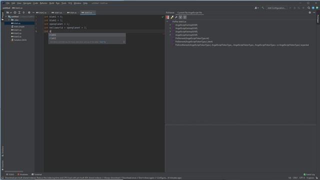 AngelScript code completion смотреть онлайн