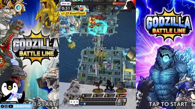 Godzilla earth battle gameplay unlock ゴジラアース Godzilla battle line BIGGEST godzilla ever ゴジラバトルライン смотреть онлайн