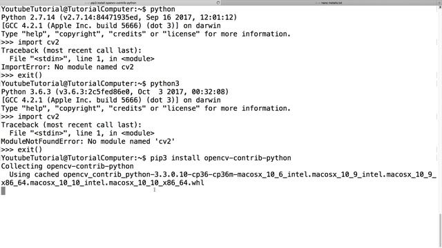How to install opencv2 (on Mac) смотреть онлайн