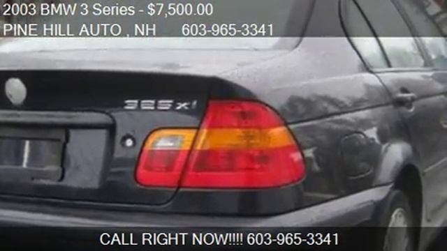 2003 BMW 3 Series 325xi Sedan - for sale in DERRY, NH 03038 смотреть онлайн