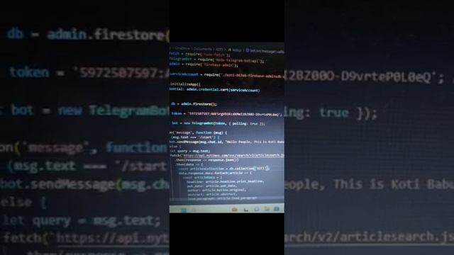 Bot creation with firebase api key смотреть онлайн