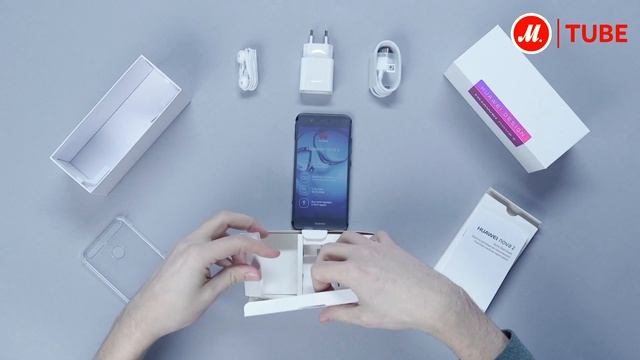 Распаковка смартфона Huawei nova 2 чёрного цвета смотреть онлайн