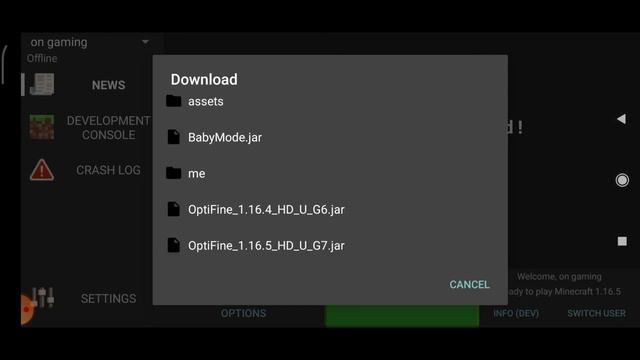 donwload optifine in pojav launcher java edition minecraft Android смотреть онлайн