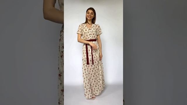 Видеообзор платья макси из шифона смотреть онлайн