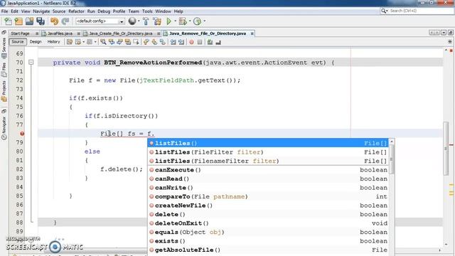 Java - How To Remove File And Folder In Java Using NetBeans [ with source code ] смотреть онлайн