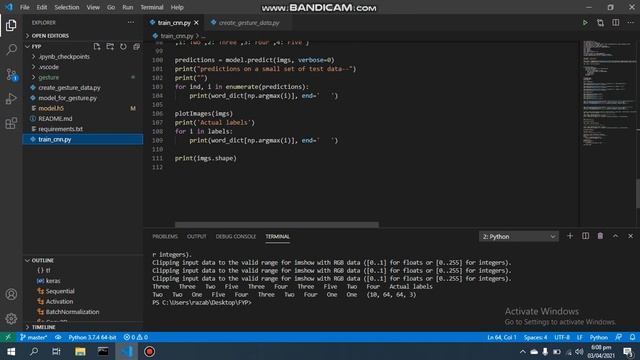 FYP -Sign Language Detection Using Python смотреть онлайн
