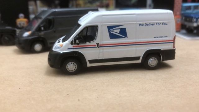 New Greenlight Route Runners Ser 1 | Ram Promaster | Ford Transit 1/64 #Diecast смотреть онлайн