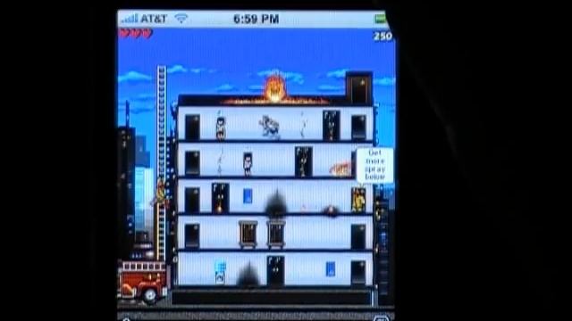 Iphone 3G Fire Fighters Game Review смотреть онлайн