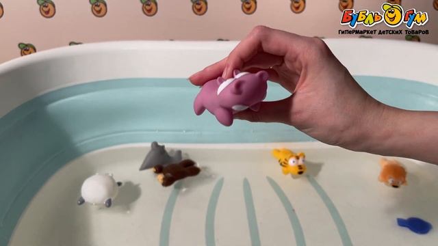 Набор игрушек для ванны Lanson Toys Зоопарк ПВХ 7шт с 6мес смотреть онлайн