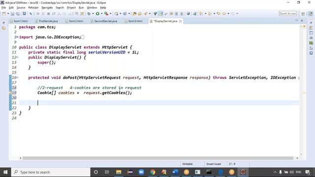 Advanced Java Tutorials || SERVLETS ||Cookies Session Tracking Mechanism ||by Mr.Ratan || class-18 смотреть онлайн