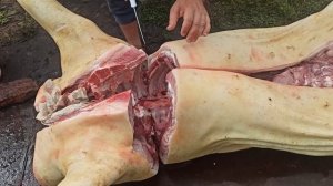 Выгодный разруб свиной туши. Свиноводство.