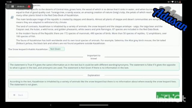 Flora and Fauna of Kazakhstan Online mektep 8 сынып смотреть онлайн