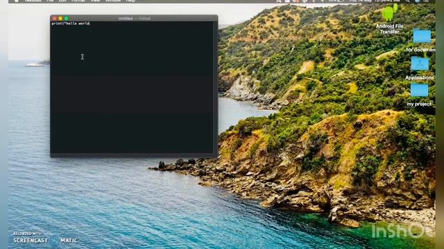 Python |hello world| first program смотреть онлайн