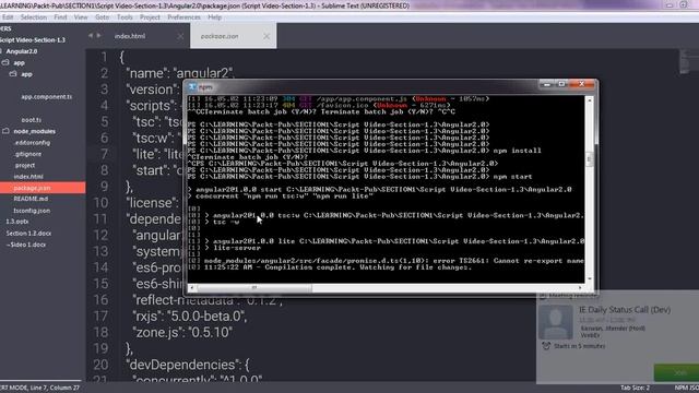 Angular 2 0 running code on lite server смотреть онлайн