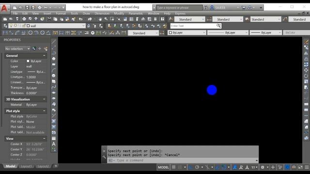 Making a Floor Plan in AutoCAD 2018 - Part 1 Plus Bonus (AutoCAD Tutorial For Beginner to Advanced смотреть онлайн