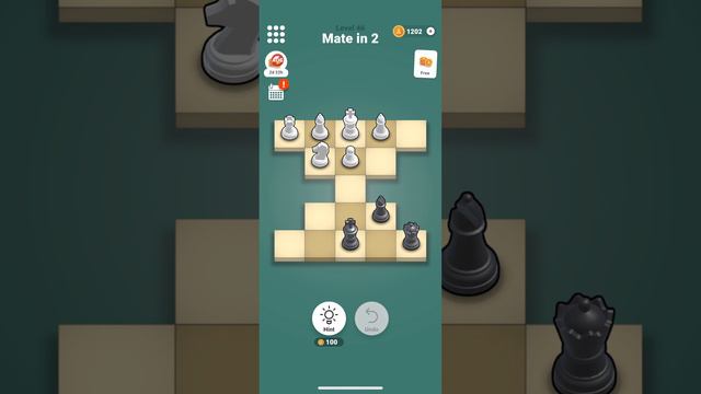 Pocket Chess Level 41 To 50 Chess Solution #chess #puzzle  #endgames #pocketchess #kidslearning