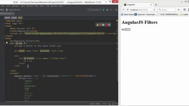 6 AngularJS Filters смотреть онлайн