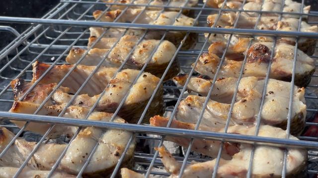 Кутум-РЫБНАЯ БУГЛАМА В КАЗАНЕ НА КОСТРЕ. РЫБА на Мангале в СЕТКЕ по-Домашнему. Balıq buğlaması смотреть онлайн