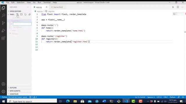 Templating, routing and gitignore - flask episode 3 смотреть онлайн