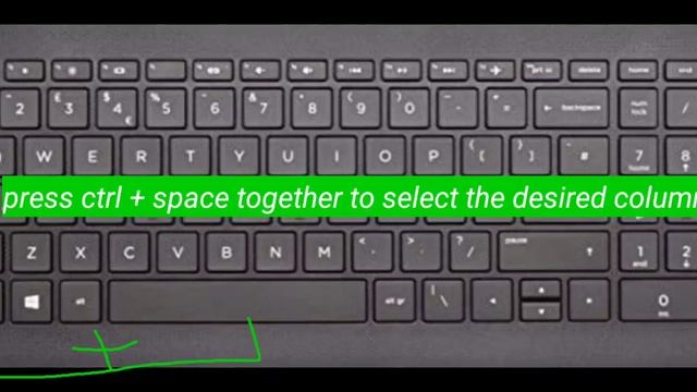 MS Excel shortcut - column selection Part 1 смотреть онлайн