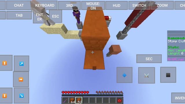 Stomp clutching on Minecraft java edition on mobile(pojav launcher) смотреть онлайн
