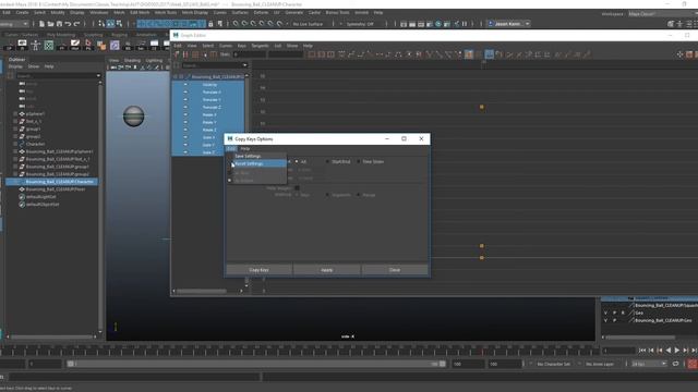 Copy and Paste Animation in Maya смотреть онлайн
