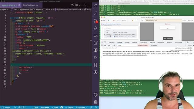 Add A New Item By Making GraphQL Call Using cy.request Command смотреть онлайн