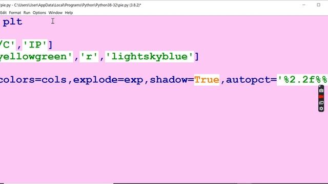 PYTHON TUTORIALS- DV PIE CHART -P2 смотреть онлайн