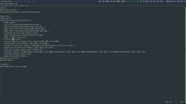 Etcd for kubernetes the hardest way! [pt2] смотреть онлайн