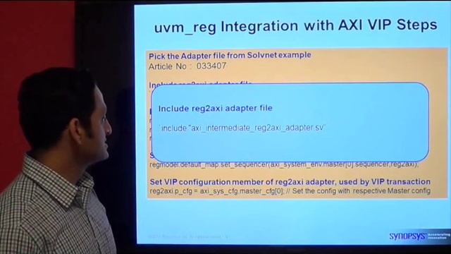 How To Integrate uvm_reg with AXI VIP | Synopsys смотреть онлайн