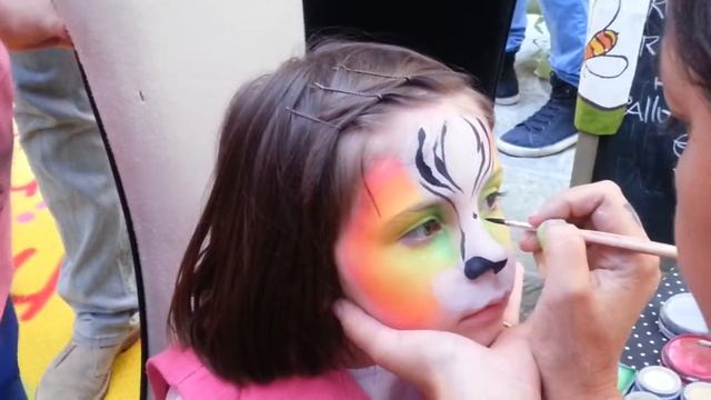 Мы В СКАЗКЕ Рисуем Лие ТИГРА На Лице KID'S MAKEUP TIGER Makeup смотреть онлайн