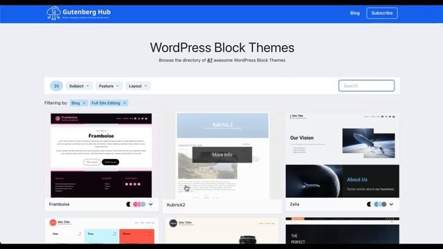WordPress Block Themes Directory now lets you search & filter the desired theme смотреть онлайн