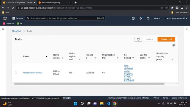 Log user activity with CloudTrail | Managing AWS infrastructure смотреть онлайн