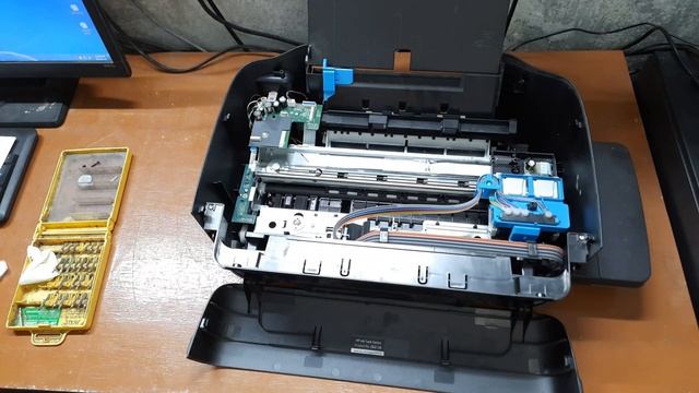 HP Ink Tank 319 E3 Error | How to Disassemble HP Printer | HP Ink Tank 319 Encoder Strip смотреть онлайн