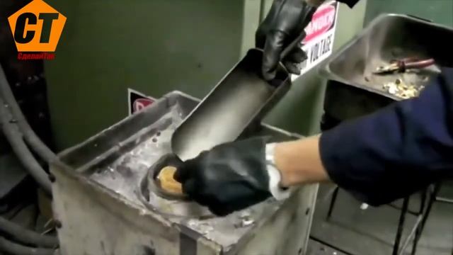 Как производят слитки золота! смотреть онлайн