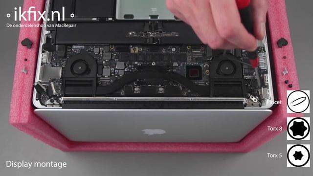 MacBook Retina 13 inch Display (scherm) vervangen смотреть онлайн