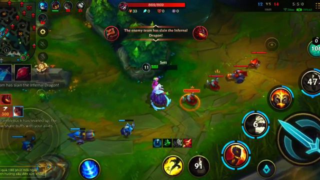 Wild rift new skin spirit blossom sett-sett vs Aatrox baron season 11 смотреть онлайн