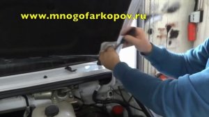 Амортизатор (упор) капота на Уаз Патриот KU-UZ-PT00-00 (обзор, установка)