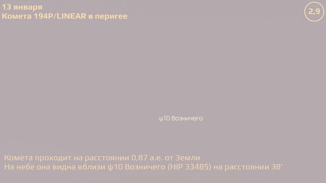 Vladivostok 01/08/2024 — 01/14/2024. Astronomical Events смотреть онлайн