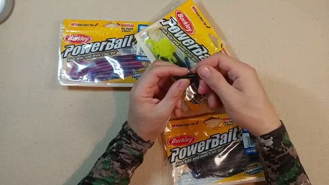 Распаковка посылки из Fmagazin. Мягкая приманка Berkley Power Worm. смотреть онлайн