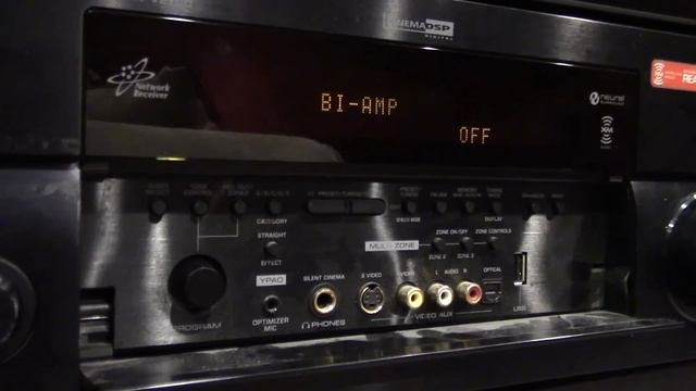 YAMAHA AV Receiver Setting Speaker Impedance смотреть онлайн