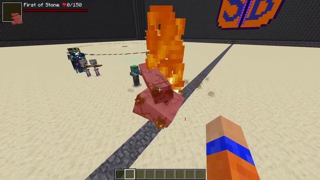 Infamous Legends vs Dungeons Mobs | Full mod Fight Minecraft Mob Battle смотреть онлайн