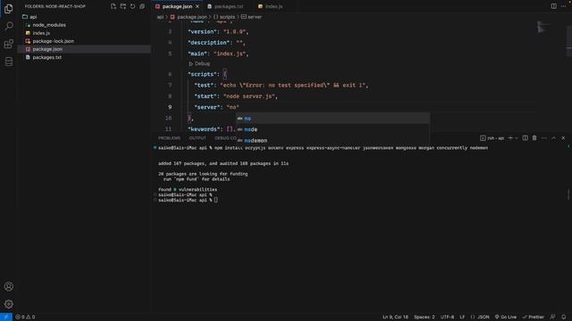 Part 1 : Setup Node.js with express and dotenv смотреть онлайн